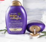 شامپو بیوتین و کلاژن اوجی ایکس اصل| ogx biotin & collagen shampoo 385ml