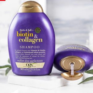 شامپو بیوتین و کلاژن اوجی ایکس اصل| ogx biotin & collagen shampoo 385ml