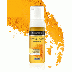 فوم شوینده زردچوبه نوتروژینا neutrogena/اصل 150ml