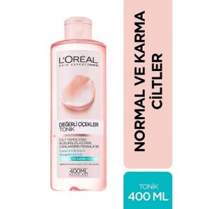 تونر لورال پاک کننده صورت برای پوست حساس - Loreal Toner 400ml اصل فرانسه