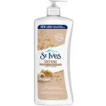 لوسیون بدن تسکین دهنده سینت ایوز عصاره جو دوسر و شی باتر اصل 621ml St.Ives