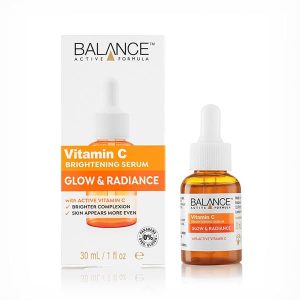 سرم ویتامین سی بالانس اصل حجم 30میل، روشن و شفاف کننده Balance Active Formula Vitamin C Brightening Serum