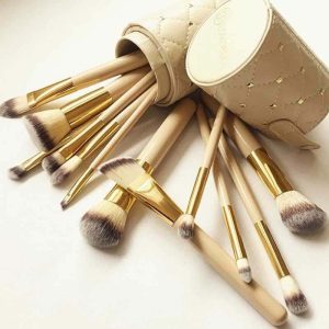 ست براش آرایشی بی اچ کازمتیکس اصل BH COSMETICS مدل استوانه ای نگین دار مجموعه 12 عددیoriginal