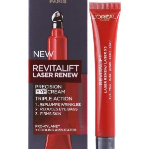 کرم دور چشم رولی لورال رویتالیفت لیزر اصل 15ml LOreal Revitalift Laser renew نه