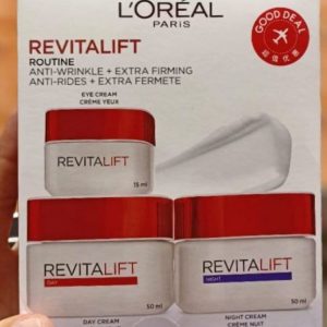 ست ضدچروک و لیفتینگ لورال رویتالیفت اصل LOreal Revitalift LOreal Revitalift Routine Anti Wrinkle and Extra Firming Day Night and Eye Cream