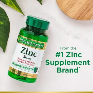 قرص زینک نیچرز بونتی 50 میلی گرم 100 عددی اصل | Zinc nature’s bounty