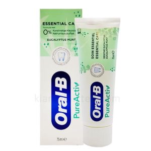 خمیر دندان اورال بی پرو اکتیو اصل | مدل PURE ACTIVE حجم 75 میلی لیتر