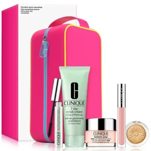 ست وکیشن گلو ایسنشیال کلینیک اصل به همراه کیف آرایشی Clinique Vacation Glow Essentials Set