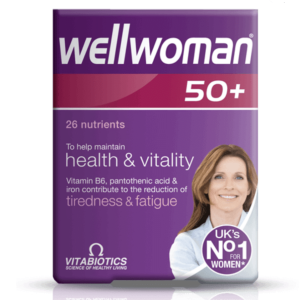 قرص ول وومن ویتابیوتیکس بانوان بالای 50 سال 30 عددی اصل | 50+ Vitabiotics WellWoman Original