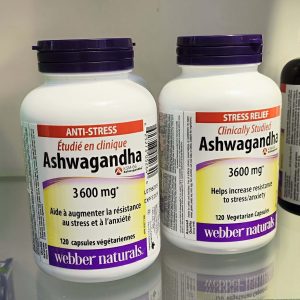 مکمل آشواگاندا وبر نچرالز اصل | Webber Naturals Ashwagandha 120 capsules