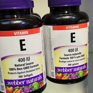 ویتامین ای وبر نچرالز اصل | Webber Naturals Vitamin E 300 softgels
