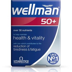 قرص ول من ویتابیوتیکس آقایان بالای 50 سال 30 عددی اصل | 50+ Vitabiotics Wellman Original
