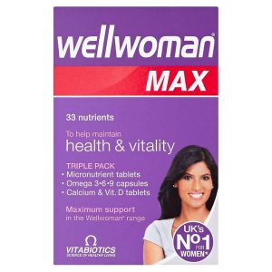 مکمل مولتی ویتامین ول وومن مکس ویتابیوتیکس 84 عددی اصل | Vitabiotics Wellwoman Max