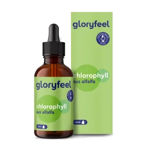 محلول کلروفیل آلمانی گلوری فیل انقضا 7/2026 | 30ml Glory Feel Chlorophyll nature Tropfen