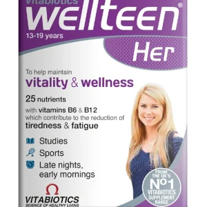 قرص ولتین هیر ویتابیوتکس اصل | Vitabiotics Wellteen Her 30 tablets