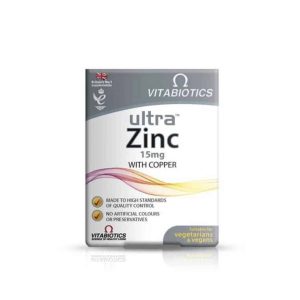 مکمل اولترا زینک ویتابیوتیکس 60 عددی اصل | Vitabiotics Ultra Zinc with Copper
