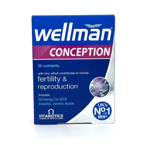 قرص ول من کانسپشن ویتابیوتیکس اصل | Vitabiotics Wellman Conception 30 Tabs