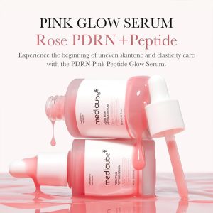 سرم صورتی روشن کننده پپتاید و PDRN مدی کیوب اصل | Medicube PDRN Pink Peptide Serum 30ml