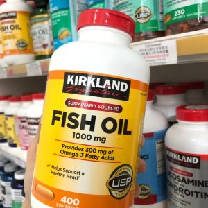 امگا 3 کرکلند 1000 میلی گرم اصل | Kirkland Fish oil 400 softgels