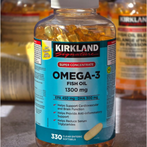امگا 3 کرکلند 1300 میلی گرم اصل |Kirkland Omega-3  Fish Oil 330softgels