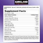 سوپر ب کمپلکس با الکترولیت کرکلند 500 عددی Kirkland Signature Super B-Complex with Electrolyte