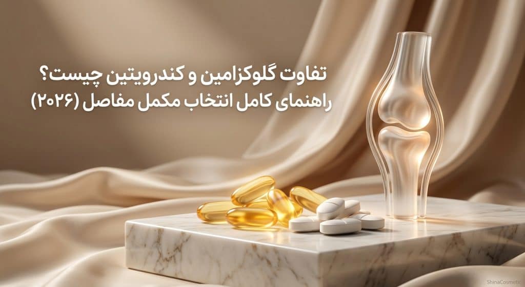تفاوت گلوکزامین و کندرویتین چیست؟ راهنمای کامل انتخاب مکمل مفاصل (۲۰۲۶)